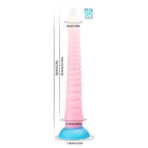 Small Luminous Pink Massive Tentacle Dildo Sex Toy