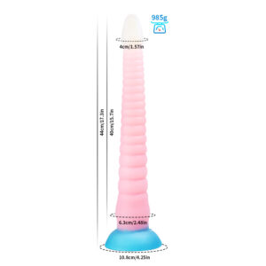 Luminous Pink Massive Tentacle Dildo Sex Toy