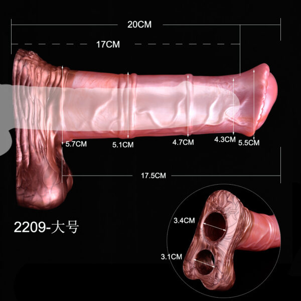 Large Akhal-teke Horse Penis Sleeve