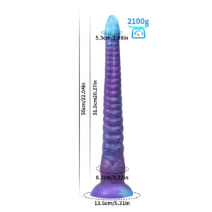 Large Purple Massive Tentacle Dildo