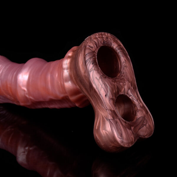 bottom of Akhal-teke Horse Penis Sleeve with Penis Ring Men's Sex Toy