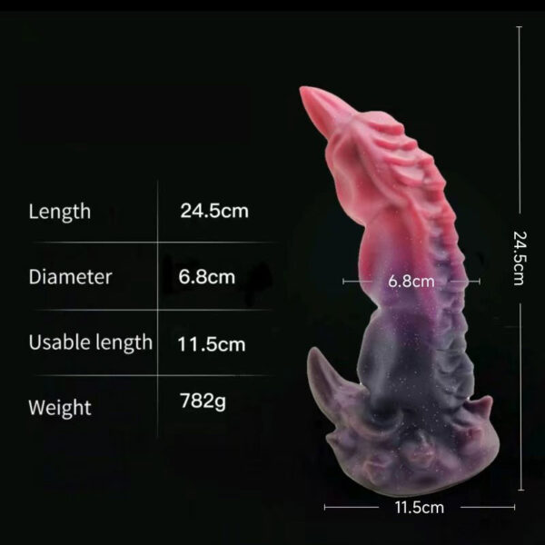 Size of Dragon Finger Dildo Sex Toy