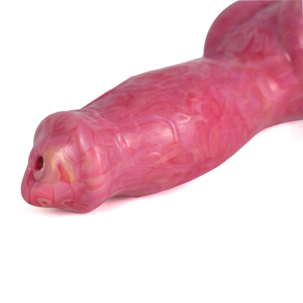 detail of Shepherd Squirting Knot Dog Knotted Dildo