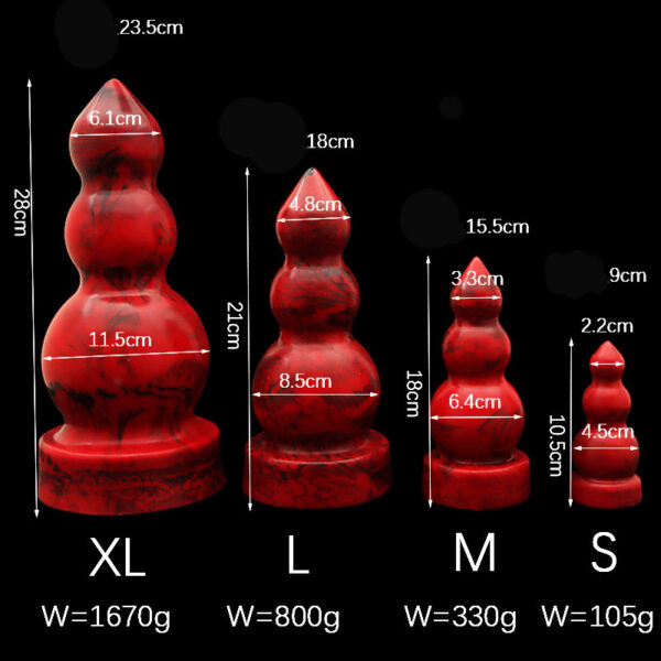 size of Tower Anal Plug Anal Toy