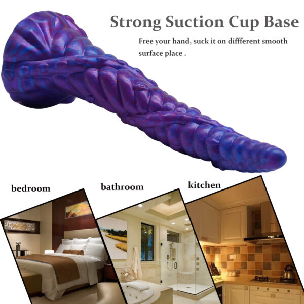 Spiral Chain Tentacle Dildo Suction cup dildo